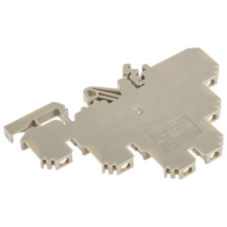 RS PRO Feed Through Terminal Block Beige 3-Level Screw Termination 300V 24A 872-5619
