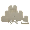 RS PRO Feed Through Terminal Block Beige 3-Level Screw Termination 300V 24A 872-5619