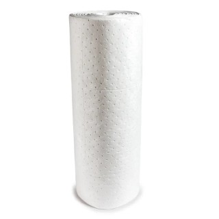 RS PRO Spill Absorbent Roll for Oil Use 180 L Capacity White Roll 365mm Length 872-5735