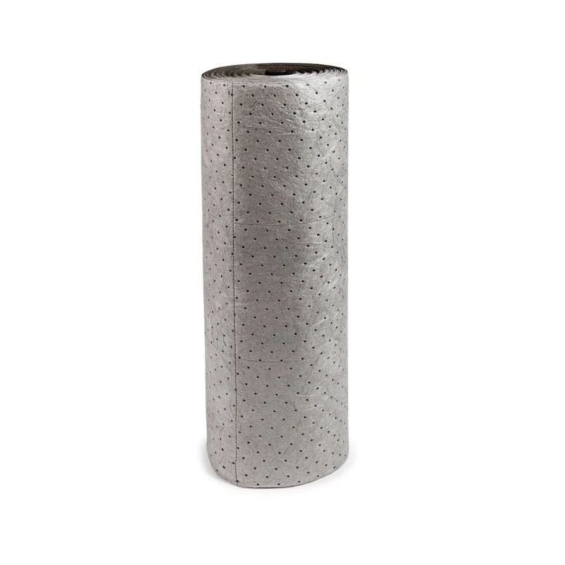 RS PRO Spill Absorbent Roll for Maintenance Use, 180L Capacity, Black Grey, 365mm Length 872-5729