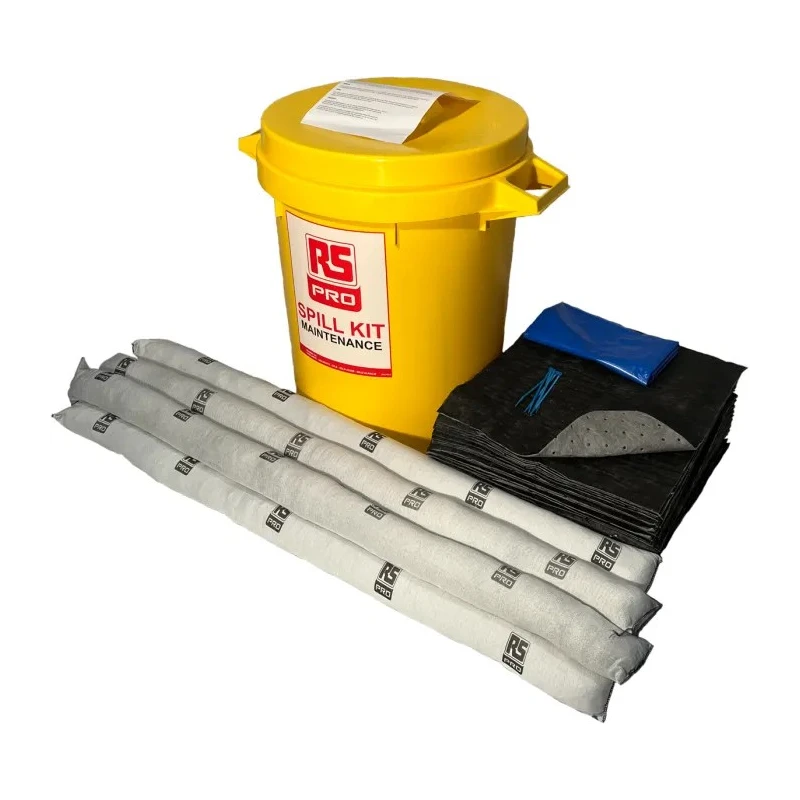 RS PRO 80 L Maintenance Spill Kit 80L Absorbent Capacity with Static Bin 872-5763