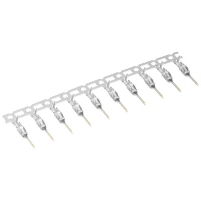 Hirose DF62 Series Male Crimp Terminal 1A Current Gold Contact Phosphor Bronze Material, 30 AWG Min/Max Crimp DF62