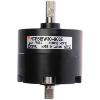 SMC Pneumatic Rotary Actuator Double Shaft Double Acting 30mm Bore 0.23 Mpa NCRB1BW30-90SE