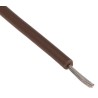 RS PRO Brown 0.2 mm² Hook Up Wire 24 AWG 11/0.16 mm Strands Polyethylene Jacket 100 m UL3239 873-8949