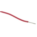 RS PRO Red 0.2 mm² Hook Up Wire, 24 AWG, 11/0.16 mm Core Strands, 100 m Length, Polyvinyl Chloride Jacket, Flame 873-9933