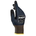 Mapa Ultrane 500 Black Nitrile Work Gloves Size 9, Nitrile Coating 500