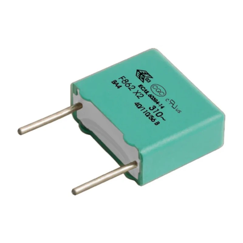 KEMET F862 Metallised Polypropylene Film Capacitor X2, ±10% Tolerance, 220nF Capacitance, 310V DC / 310V F862DI224K310ZLH0J
