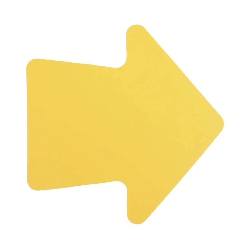 RS PRO Floor Sign Hazard Warning Sign, Self-Adhesive, Polyvinyl Chloride Material, Yellow, Height 90mm 873-5903