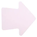 RS PRO Floor Sign Hazard Warning Sign, Self-Adhesive, Polyvinyl Chloride Material, Yellow, Height 90mm 873-5903