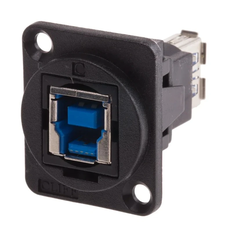 RS PRO Straight, Panel Female 1 Port USB Type B to A USB Connector USB 3.0 874-1190
