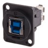 RS PRO Straight, Panel Female 1 Port USB Type B to A USB Connector USB 3.0 874-1190