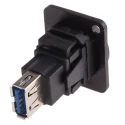 RS PRO Straight, Panel Female 1 Port USB Type B to A USB Connector USB 3.0 874-1190