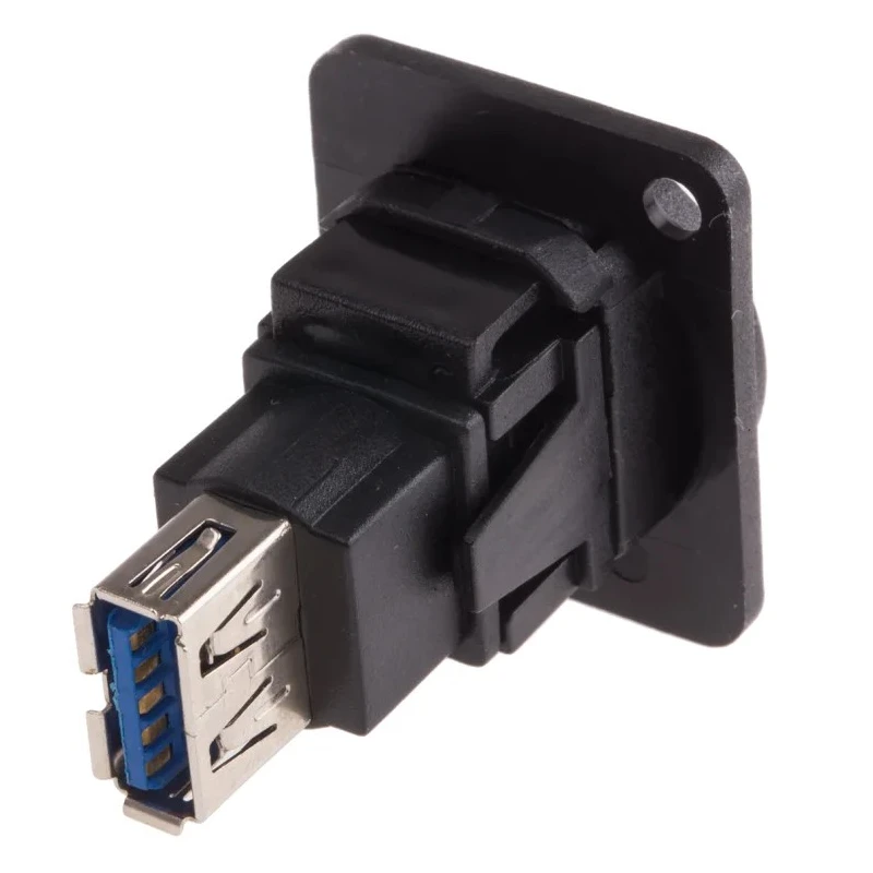 RS PRO Straight, Panel Female 1 Port USB Type B to A USB Connector USB 3.0 874-1190