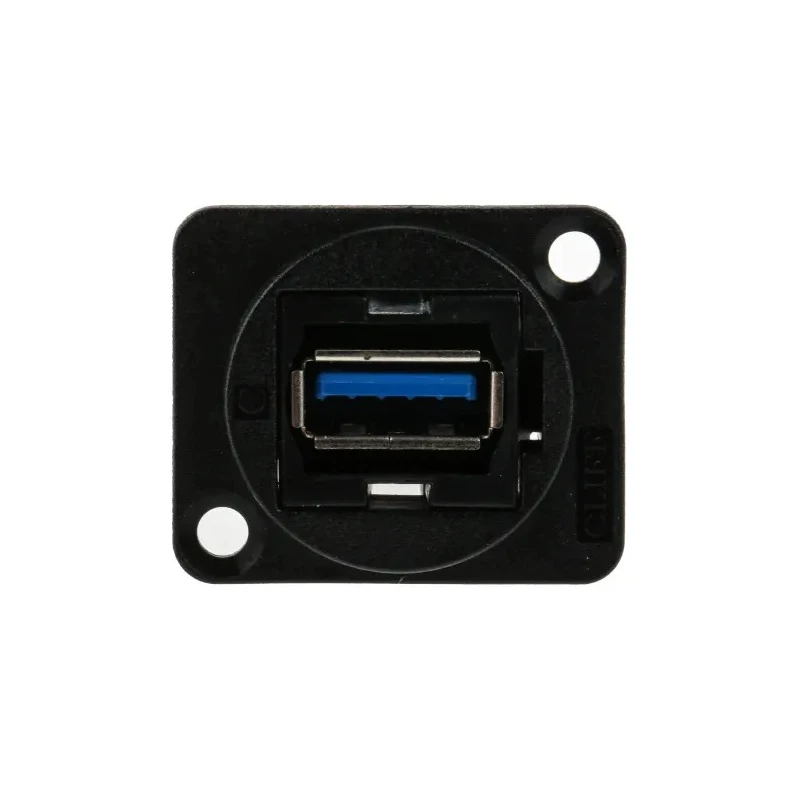 RS PRO Straight Panel Female 1 Port USB Type A to A USB Connector USB 3.0 874-1197