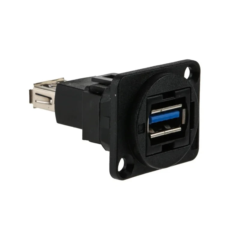 RS PRO Straight Panel Female 1 Port USB Type A to A USB Connector USB 3.0 874-1197