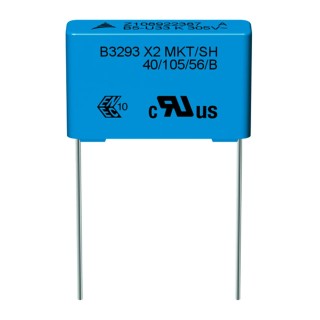 TDK B3293 Film Capacitor 680 nF 305V AC 305V DC Through Hole Mount 2 Pin B32933A3684K000