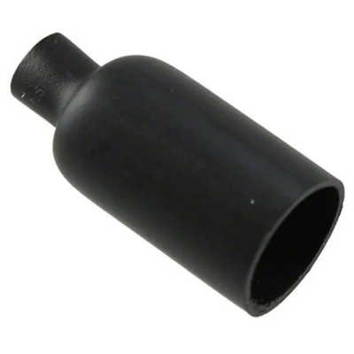 TE Connectivity Heat Shrink End Cap PD Caps Black Polyolefin 6.35 mm PD-CAP-1/4-0