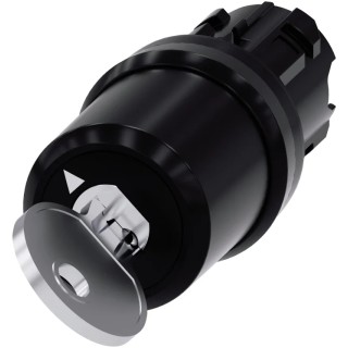 Siemens SIRIUS ACT 3SU1000-5BF11-0AA0 2-position Key Switch Head, Latching, 22 mm Cutout