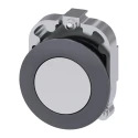 Siemens SIRIUS ACT 3SU10 Series White Round Latching Push Button Head Metal, 30 mm Cutout, 38 mm 3SU1060-0JA60-0AA0