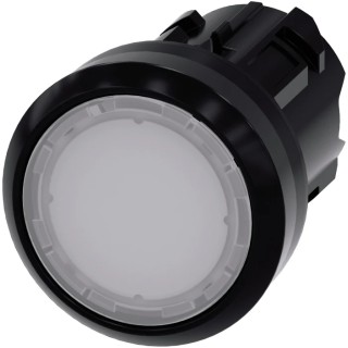Siemens SIRIUS ACT 3SU10 Series White Momentary Push Button Head 22 mm Cutout IP66 IP67 IP69K 3SU1001-0AB60-0AA0