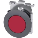Siemens SIRIUS ACT 3SU10 Series Red Momentary Push Button Head, 30 mm Cutout, IP66 IP67 IP69K 3SU1060-0JB20-0AA0