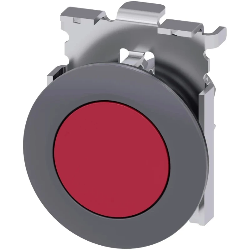 Siemens SIRIUS ACT 3SU10 Series Red Momentary Push Button Head, 30 mm Cutout, IP66 IP67 IP69K 3SU1060-0JB20-0AA0
