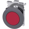 Siemens SIRIUS ACT 3SU10 Series Red Momentary Push Button Head, 30 mm Cutout, IP66 IP67 IP69K 3SU1060-0JB20-0AA0