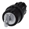 Siemens SIRIUS ACT 3SU10 3-position Key Switch Head, Latching, 22 mm Cutout 3SU1000-4BL11-0AA0