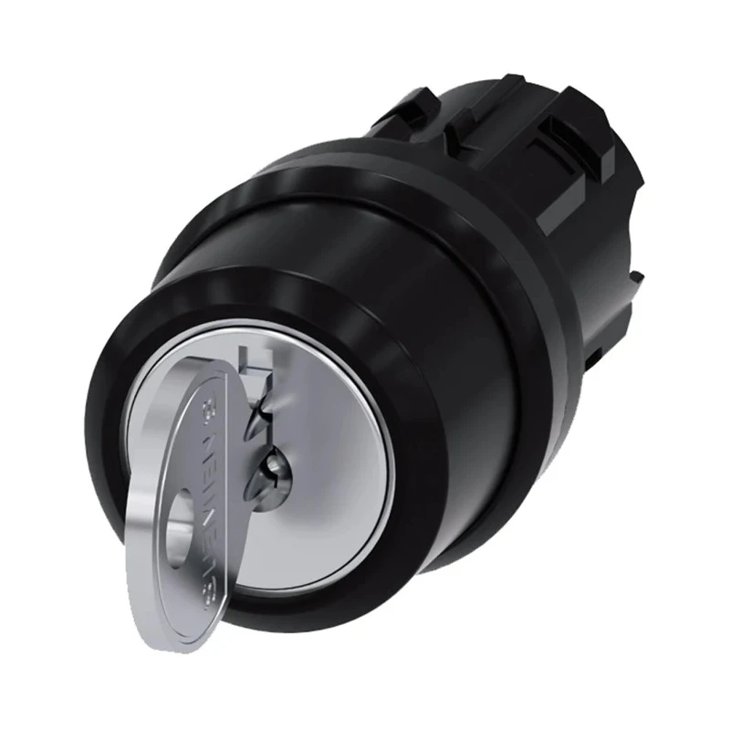 Siemens SIRIUS ACT 3SU10 3-position Key Switch Head, Latching, 22 mm Cutout 3SU1000-4BL11-0AA0