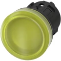 Siemens Yellow Pilot Light Head, 22 mm Cutout, SIRIUS ACT 3SU10 Series 3SU1001-6AA30-0AA0