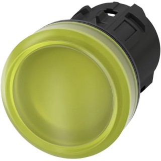 Siemens Yellow Pilot Light Head, 22 mm Cutout, SIRIUS ACT 3SU10 Series 3SU1001-6AA30-0AA0