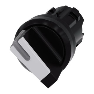 Siemens SIRIUS ACT 3SU10 Series 2 Position Illuminated Selector Switch Head, 22 mm Cutout, IP67 IP66 IP69K 3SU1002-2BC60-0AA0