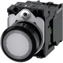 Siemens Panel Mount Black LED Push Button Switch SIRIUS ACT 3SU11 22 mm Cutout 500 V AC/DC IP66 IP67 IP69K 3SU1102-0AB70-1BA0