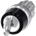 Siemens SIRIUS ACT 3SU10 3-position Key Switch Head, Latching, 22 mm Cutout 3SU1050-4BL11-0AA0