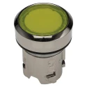 Siemens SIRIUS ACT 3SU10 Series Yellow Momentary Push Button Switch 22mm Cutout Diameter Metal IP66 IP67 3SU1051-0AB30-0AA0