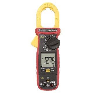 Beha-Amprobe Clamp Meter, True RMS, 600 A AC/DC Current, 600 V AC/DC Voltage, CAT III, Non-Contact Voltage AMP-320-EUR