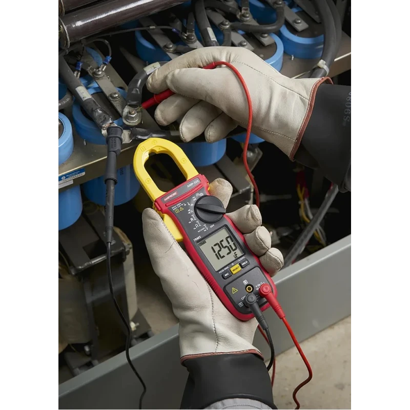 Beha-Amprobe Clamp Meter, True RMS, 600 A AC/DC Current, 600 V AC/DC Voltage, CAT III, Non-Contact Voltage AMP-320-EUR