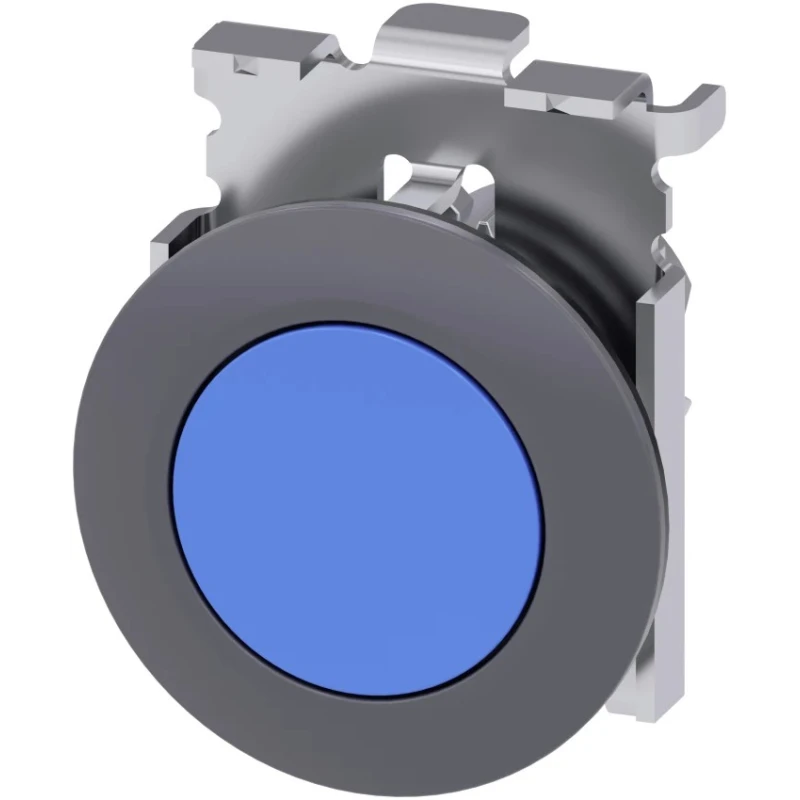 Siemens SIRIUS ACT 3SU10 Series Blue Momentary Push Button Head, 30 mm Cutout, IP66 IP69K IP67 3SU1060-0JB50-0AA0
