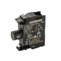 Siemens Panel Mount Red LED Pilot Light 3SU1102-6AA20-1AA0, 22 mm Cutout, 24 V AC/DC, IP67 IP69K IP66, Round