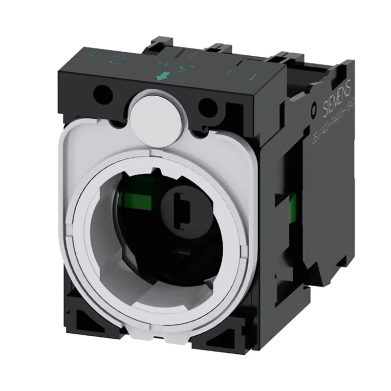 Siemens SIRIUS ACT 3SU15 Series Contact & Light Block, 24 V AC/DC, Red LED Light, 1 NO/1 NC, 6A Current 3SU1501-1AG20-1NA0