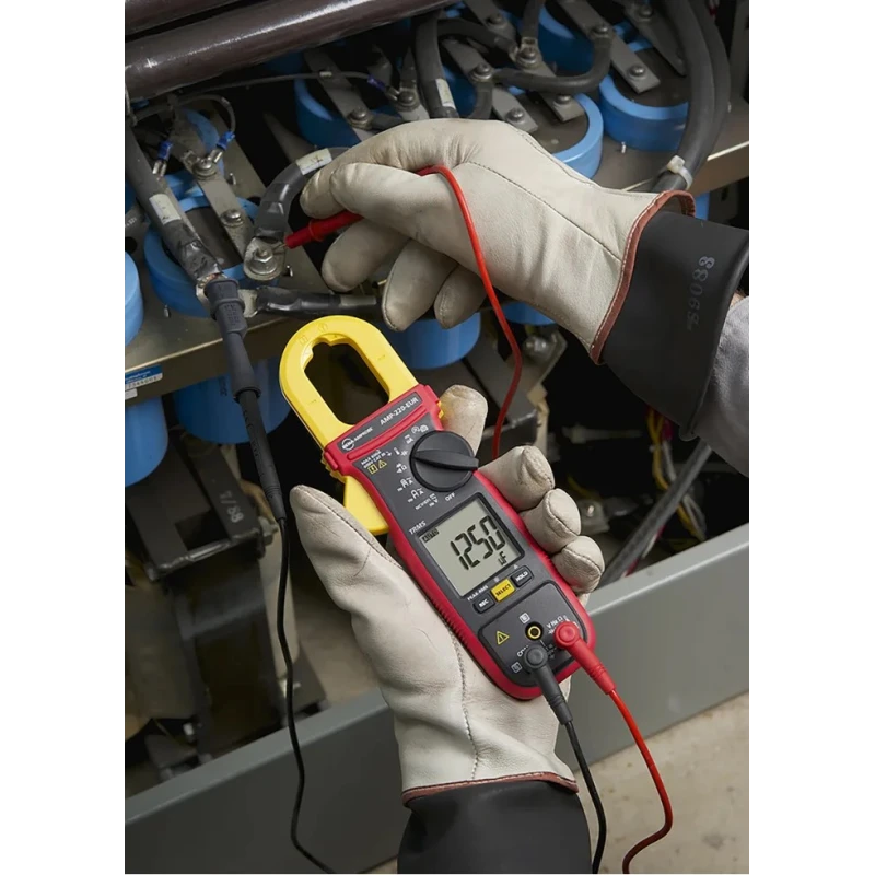 Beha-Amprobe HVAC Clamp Meter with True RMS 600 A AC 600 V DC 600 V AC CAT III Non-Contact Voltage Detector AMP-310-EUR