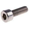 RS PRO Plain Stainless Steel Hex Socket Cap Screw, Hex Drive, M4 x 12 mm 874-1011