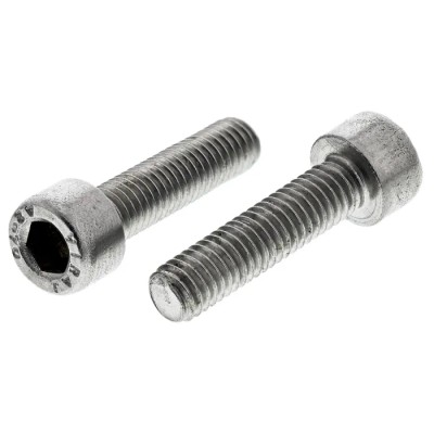 RS PRO Plain Stainless Steel Hex Socket Cap Screw M5 x 20 mm, Hex Drive, Grade A2, DIN 912 874-1027