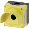Siemens Yellow Plastic SIRIUS ACT 3SU18 Push Button Enclosure 1 Hole 22 mm Diameter 3SU1801-0AA00-0AC2