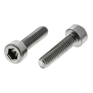 RS PRO Plain Stainless Steel Hex Socket Cap Screw, Hex Drive, M3 Thread, 12 mm Length, Grade A2 874-1002