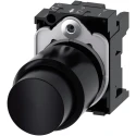 Siemens SIRIUS ACT High-Grade Plastic Black Momentary Push Button Head 22 mm Cutout IP66 IP67 IP69K 3SU1200-0FB10-0AA0