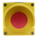 Siemens SIRIUS ACT 3SU18 Series Twist Release Emergency Stop Push Button, Surface Mount, 1 NC Contact 3SU1801-0NA00-2AC2