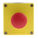 Siemens SIRIUS ACT 3SU18 Series Twist Release Emergency Stop Push Button Surface Mount 22mm Cutout 1 NC 3SU1801-0NA00-2AA2