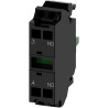 Siemens SIRIUS ACT 3SU14 Series Contact Block 500 V ac, 500 V dc, 10 A Current Rating 3SU1400-1AA10-3BA0