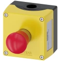 Siemens SIRIUS ACT 3SU18 Series Emergency Stop Push Button Surface Mount 1 NC 500V IP66 IP67 IP69 IP69K 3SU1851-0NA00-2AA2